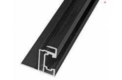 China Black Aluminum Solar Panel Frame , Aluminum Extrusion Profiles supplier