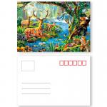Custom Lenticular Postcard Printing 3d Depth New York City 4x6 Inch EU Standard for sale