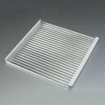 600X600 Corrugated Metal Ceiling Tiles Sound Absorbing Aluminum Corrugated Panel for sale