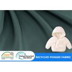 China 50Dx50D 100% Polyester Pongee Recycled PET Fabric For Winter Jacket Clothing for sale