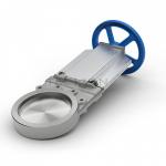 Cast Steel Slide Pneumatic Knife Gate Valve DN150-DN400 for sale