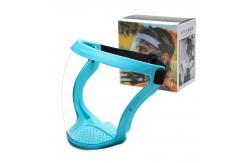 China Full Face Integrated HD PC Plastic Face Shield For Cycling Isolation 200g supplier
