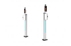 China 0.3m Face Recognition Thermometer automatic hands free soap dispenser supplier