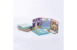 China Portable Magnetic Childrens Jigsaw Puzzles Foldable Book supplier