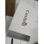 Hot Stamping Gold Foil Paper Sliding Box Red Custom Cardboard Packaging Box