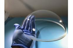 China Polished Synthetic Sapphire Optical Windows Glass Quartz / BK7 Dome Lens supplier