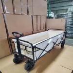 Family Portable Foldable Wagon Cart Picnic Foldable Camping Wagon With Four Wheels for sale