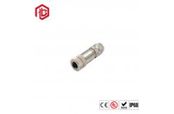 China IP67 Waterproof D Code Male Aviation Cable M12 Connector 4 Pin supplier