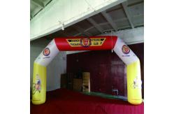China Custom outdoor inflatable entrance start finish line arch for advertising supplier