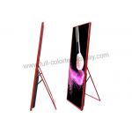 Free Standing LED Advertising Player Removable Pixel 2.5/3mm Digital Poster Screen for sale