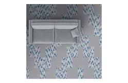 China Nylon Printed Carpet Tiles Commercial Modular Carpet With Soft PU Backing supplier