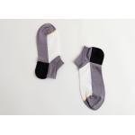 Elastic Grey Sports Ankle Socks Cotton Sweat Absorbing Material for sale