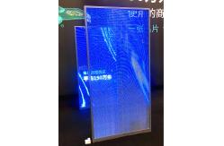 China Light Weight Transparent LED Display Easy Install Free Standing LED Signs supplier