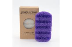 China 11g Konjac Wave Cleansing Sponge Skin Exfoliating Shower Sponge For Rosacea supplier
