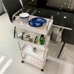 Odorless Multi Layer Home Storage Carts PP Plastic sonsill Slim Fashionable