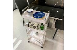 China Odorless Multi Layer Home Storage Carts PP Plastic sonsill Slim Fashionable supplier