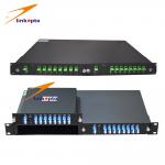 Compact Design Cwdm Multiplexer , 16 Channel Multiplexer With Monitor Pot