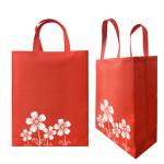 Red Non Woven Carry Bags 80g Non Woven Shopper Bags Customized for sale