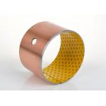 POM Boundary Lubricating Bearings Low Carbon Steel + Porous Bronze +  Yellow POM for sale