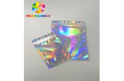 China Plastic Stand Up Cosmetic Packaging Bag Hologram Zipper Packing Customized Size supplier