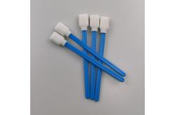 China PP Stick Rectangle Foam Tip Cleaning Swabs For Printer supplier