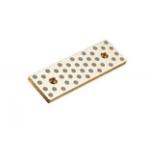 Long Life Self Lube Wear Plates , Brass Wear Plate Insensitive To Impact Stress Self lubricating slide plate mold guide for sale