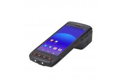 China Handheld Barcode Scanner Android V800 Data Terminal Pda Scanner With Thermal Printer supplier