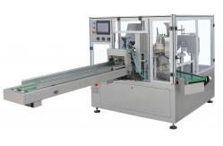 China PLC Rotary Pouch Filling Machine ISO Ss304 Powder Bag Packing Machine supplier