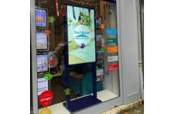 China 49 Inch Double Sided LCD Screen Window Displays Advertising Dual Sided Monitor supplier