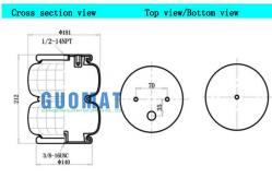 China 2B2600 Air Bag Suspension For Pickup Truck Modification Replace Spring supplier