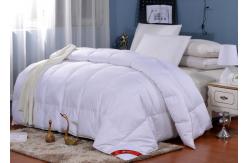 China Baffle Boxes 25% White Feather Duck Down Duvet supplier
