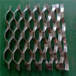 0.5mm To 8mm Grecian Expanding Stretched Metal Mesh Roll