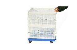 China 150kgs Loading Multi Function Plastic Moving Dolly 3 Inches PU Wheels supplier