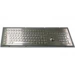 Liquid Proof Panel Mount Keyboard Stainless Steel 103 Keys With Numeric Keys for sale