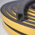 Self Adhesive EPDM Weather Stripping Door Seal Strip For Doors Frame And Windows Gaps for sale