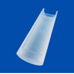 High Temperature Semicircle Machining Quartz Glass Parts For Industrial for sale
