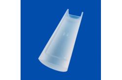 China High Temperature Semicircle Machining Quartz Glass Parts For Industrial supplier
