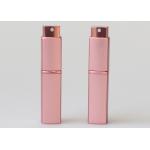 Cosmetic Refillable Mini Perfume Bottle Spray 10ml Square Twist And Spritz Atomiser for sale