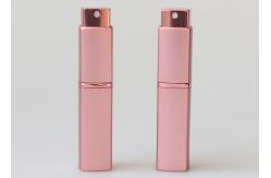 China Cosmetic Refillable Mini Perfume Bottle Spray 10ml Square Twist And Spritz Atomiser supplier
