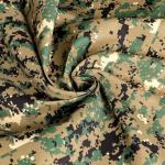 High Performance Camouflage Print Fabric For Shoes Woven Technics for sale