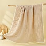 Soft Skin Friendly 100*100cm Lightweight Gauze Blanket Cotton Gauze Throw Blanket for sale