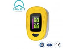 China Medical Fingertip Pulse Oximeter Colorful OLED Display supplier