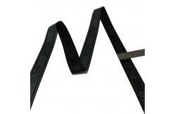 China Custom Rubber Non Slip Polyester Jacquard Webbing For Cloth supplier