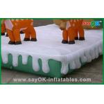 Inflatable Santa And Reindeer