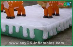 China Inflatable Santa And Reindeer supplier