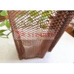 10mm Foldability Bronze Architectural Coil Wire Curtain For Stage Background for sale
