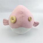 OEM ODM Micro Terry Globefish Handbell Toys Stuffed Sea Animal Toys Rattle