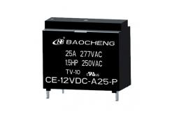China High Load Switching Baocheng Relay For Powerhouse CE-12VDC-A25-P supplier