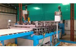 China Professional Double Conical Screw WPC Foam Board Machine / Extruder supplier