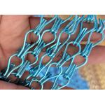 Double Hook Decorative Aluminum Chain Link Curtain For Shower Curtain for sale